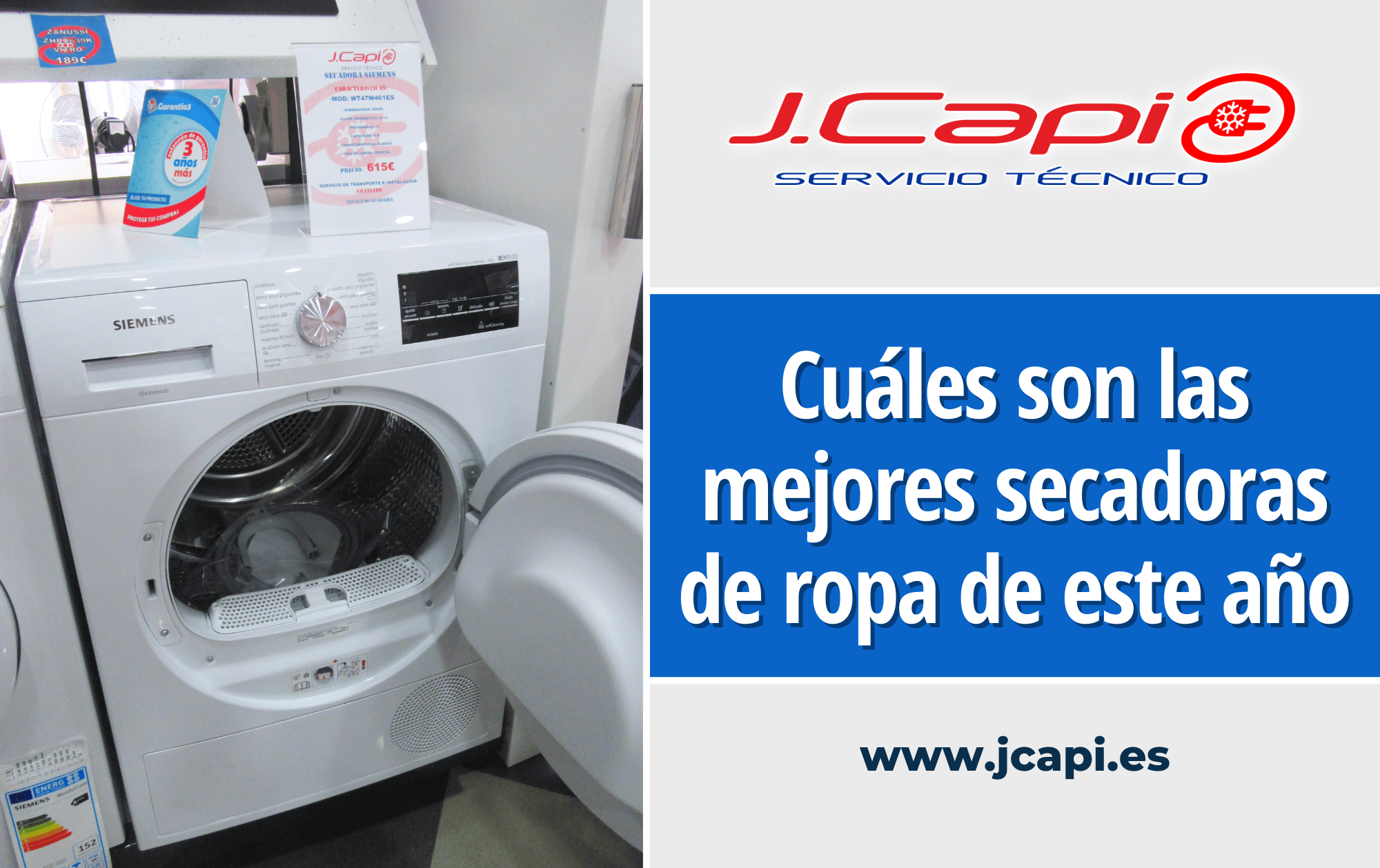 Dentro Cantidad de dinero Despertar Cuáles son las mejores secadoras de ropa de este año - Servicio Técnico en  Alcalá de Guadaíra
